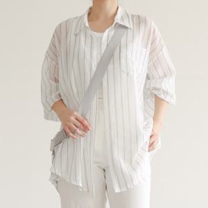 나야홍 / 빅사이즈 506 가든세로스트라이프남방 DLYU715