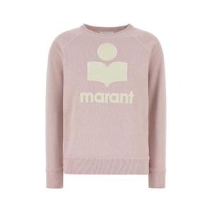 ISABEL MARANT ETOILE Pink cotton blend Millyny sweatshirt SW0160FAC3M07E LKEC