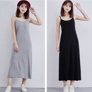 샵앤) 여성 스판 끈나시 스판 롱원피스 WON-WDR-WA6D270