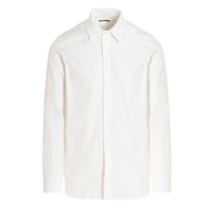 Jil Sander 롱 슬리브 포플린 셔츠 J23DL0005J45001 100 TP944478611