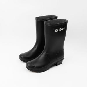 [신난다슈]여성 레인 부츠 3cm 여자 방수 장화 미들 하프 부츠 발편한 쿠션 T25MD2 블랙