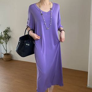 나야홍 / 빅사이즈 506 올핏캐주얼브이원피스 DBAU777