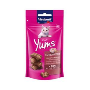 비타크래프트 캣얌 리버소세지 40g 고양이습식간식 고양이츄르 고양이져키 고양이열빙어 고양이통조림 고양이파우치 고양이트릿 고양이닭가슴살 길냥이간식