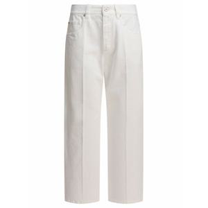 [BRUNELLO CUCINELLI] 라프리마 여성 Contemporary 스퀘어 팬츠 M0H81P4008 C600 화이트 /3