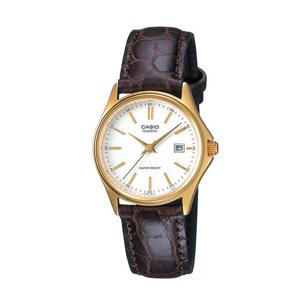 카시오 LTP-1183Q-7A 여성 학생 아날로그 가죽 시계