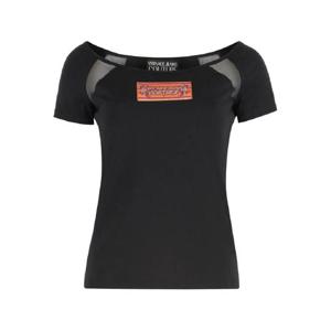 25 FW 베르사체진스꾸뛰르 메시 패널 코튼 티셔츠 78HAH618J0035 TP439992756