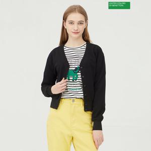 베네통 져지 가디건 BAJP99341_BK