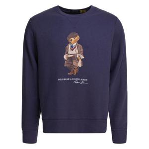 폴로 랄프로렌 남성 네이비 Polo Bear 스웨트셔츠 710980305001FA25 FADED BLUE HRTG BEAR