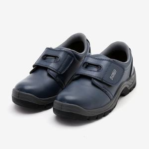 남성 중년 단화형 가죽 안전화 WW-SE-SOHO-V01-네이비
