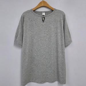 나야홍 / 빅사이즈 507 진주고리디테일티셔츠 DMNU536