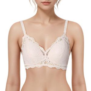 [바바라(언더웨어)]노와이어 레이스 삼각컵 브라렛ABR4804