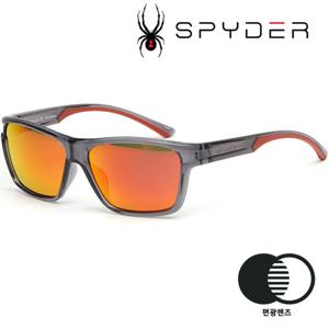 스파이더 스포츠 편광 선글라스 레드 미러 하이킹 레저 골프 라이딩 패션 SP6021 020