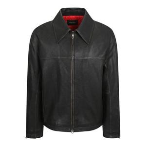 [파렌]파렌하이트 24F/W 블랙 디스트레스 레더 점퍼 FJGDH9303