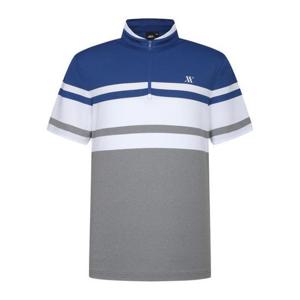 JDX HC06 남성 스트라이프 반집업 티셔츠(X2TSW2553DB) X2TSW2553