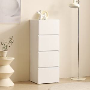 F41553 화이트 4단 서랍장 400 1color