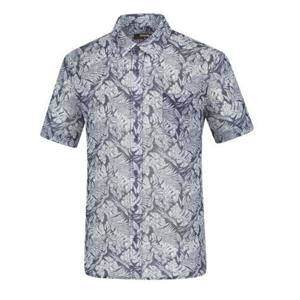 [콜핑]남성 여름 시어서커 잎사귀프린트반팔셔츠 KWH5819M