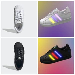 아디다스키즈 JQ6419 JS1291 오리지널스 슈퍼스타 LED 라이트 인기 운동화 (170-210)HMDK