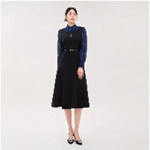 [미니멈]블라우스레이어드 플레어 원피스 (MYCGWO8070)_IC