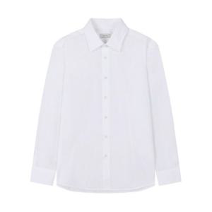 [지이크]코튼혼방 롱포인트 칼라 와이셔츠 화이트 (PHBAH5661)