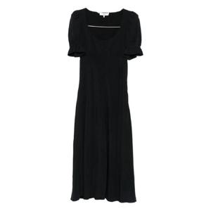 25 FW 끌로에 퍼프 소매 버튼 프런트 미디 드레스 CH25ARO46118001 TP441279090