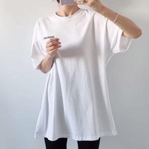 나야홍 / 빅사이즈 507 앙투일자박시핏티셔츠 DNSU330