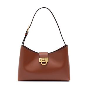 라프리마 페라가모 트리폴리오 스몰 숄더백 21-0926 SIENA TAN 745036