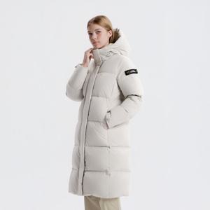 N254WDW860 여성 카이만 프로 롱기장 구스다운 점퍼 L/GREY