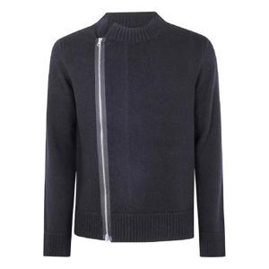 사카이 지퍼 프런트 울 가디건 2503833M