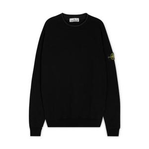 [꼬르소밀라노] 스톤아일랜드 남성 와펜 패치 블랙 맨투맨 801564752 V0029