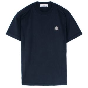 25FW 스톤 가슴패치 반팔티 네이비 K2S152100027 S0013 V0020