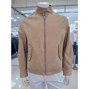 바쏘옴므 세이브존05 베이지면스판오버핏하이넥블루종점퍼 WSY3UA01ABG