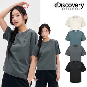 [디스커버리] 25SS 신상/여성/고윤정 착장/기능성/냉감소재/프레시벤트 우븐 반팔티셔츠 DWRS9A053