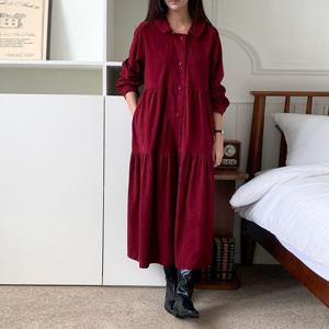 [모노무드]모노무드 루즈핏 여성 레이디즈 롱원피스 ha24425