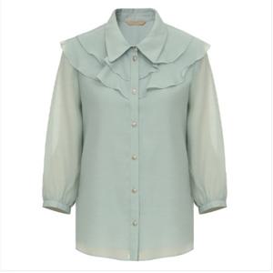 [미니멈]프릴넥 블라우스 (MYCGWB7120 MT1)_IC