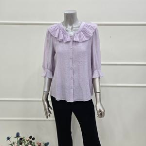 [미니멈]MXBAWB4150LV 링클 빅카라 블라우스_JK