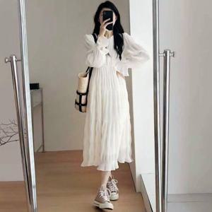 [모노무드]모노무드 F007220 F007220_하늘하늘 플레어 쉬폰 롱원