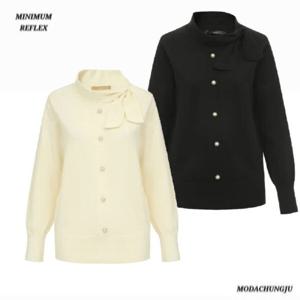 [미니멈]MD 리본 넥 진주 블라우스 니트 MD MYDGKU9810_CJ