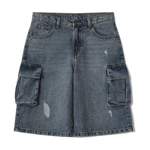 [엠엔씨][MNC] 빅사이즈 버뮤다 카고청반바지 (MDSP267WS)