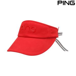 골프양말증정_PBS 여성 선인장 패치 뒷리본 썬바이저 121E3CP151