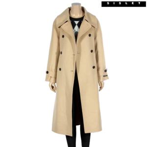 [시슬리]시슬리 빅카라 투버튼 롱 코트 SACTC5361_BG
