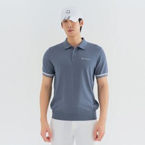 [공식]테일러메이드 남성 카라 반팔 니트 TMSRN3121-814