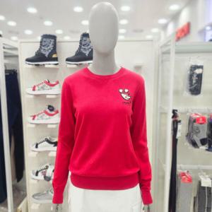 [까스텔바작][까스텔바작 골프]  여성 라운드 등판 레터 풀오버