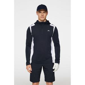 제이린드버그 FW 남성 루카스 쿼터 집업 골프 후드 네이비 GMJS10949