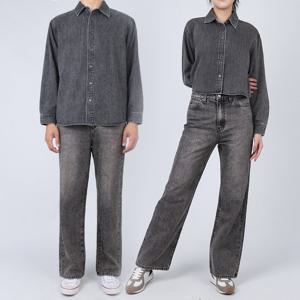 [게스]게스 남녀공용 유니 데님 셔츠 그레이 MO3D5262