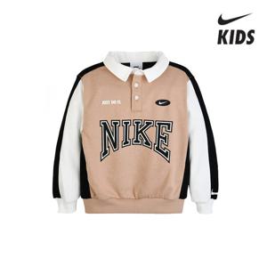 나이키게임데이 FT 폴로 긴팔티 베이지 3-7세 A253TS157P