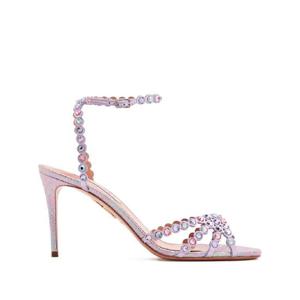 25 FW 아쿠아주라 데킬라 크리스털 장식 샌들 85mm TQLMIDS0TYL93A TP441982842