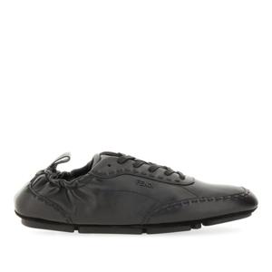 펜디 레이스업 엘라스틱 백 로우탑 가죽 스니커즈 7E1799 AE86F