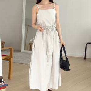 나야홍 / 빅사이즈 508 벨티드셔링포켓원피스 DGOV044