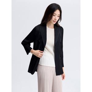 [플리츠미][플리츠미] 지그재그 폴딩 원버튼 자켓_PPJKF125010