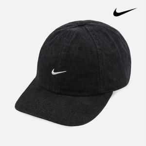 [나이키]나이키 클럽 언스트럭처 데님 야구 캡모자 HF0383-010